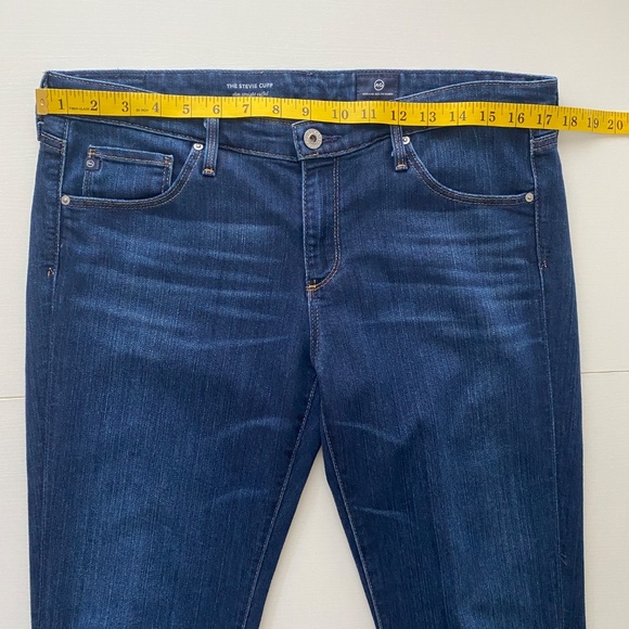 AG Adriano Goldschmied The Stevie Cuff Slim Straight Cuffed Size 31 - Picture 8 of 15